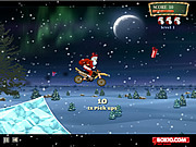 Флеш игра онлайн Санта Гонщик 2